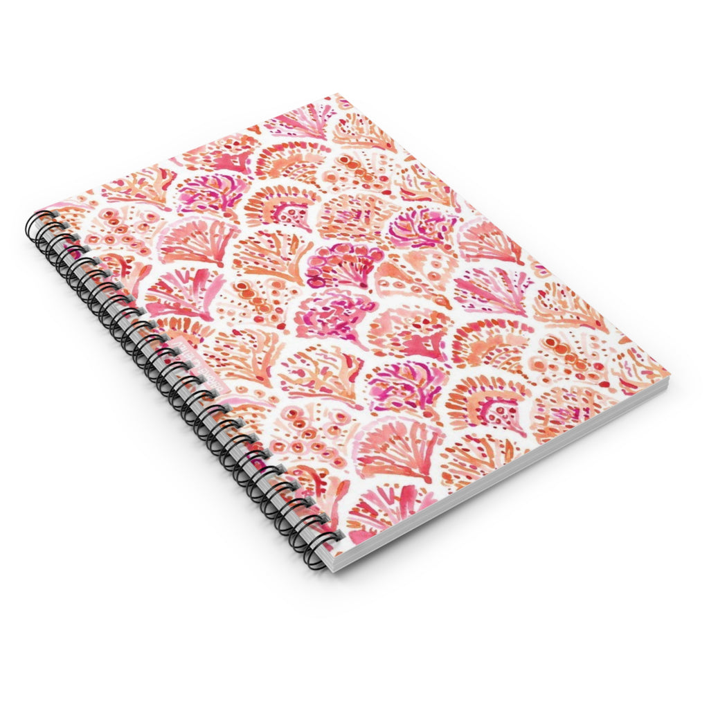 Shell Pattern Spiral Notebook