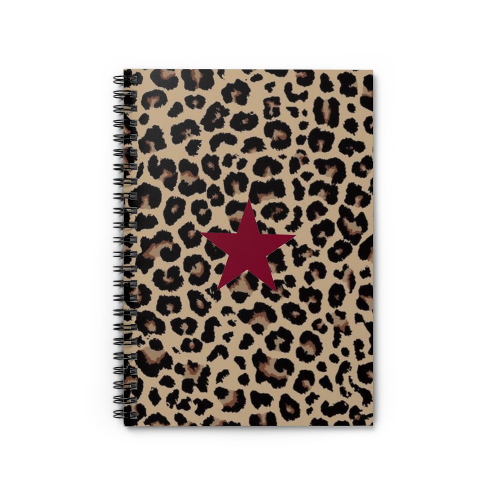 Leopard Print Spiral Notebook
