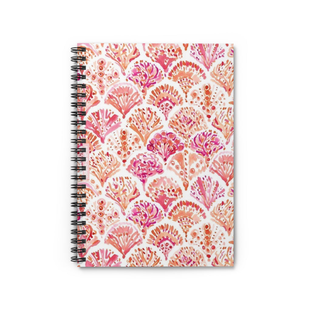 Shell Pattern Spiral Notebook