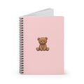Pink Teddy Bear Spiral Notebook