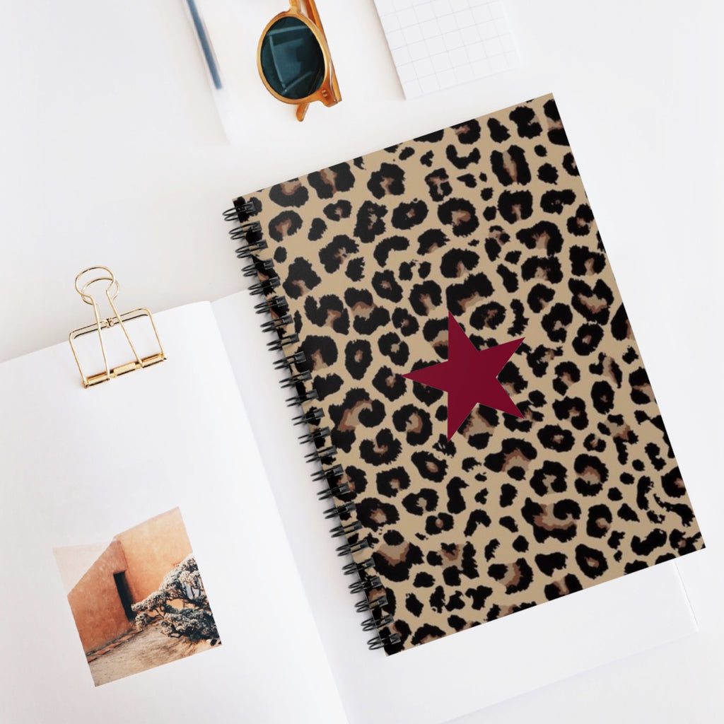Leopard Print Spiral Notebook